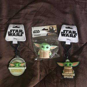 Disney Star Wars Baby Yoda 3 pc set NWT